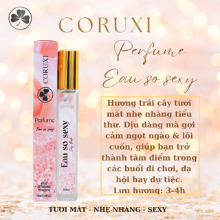 Nước hoa nữ cao cấp eau so sexy edp coruxi chính hãng, hương thơm quyến rũ tươi mát nhẹ nhàng dạng xịt 10ml
