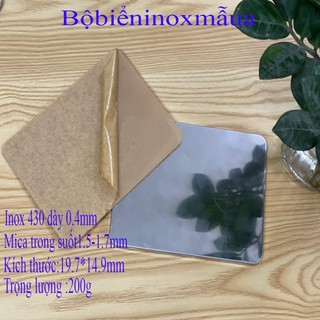 Bộ Khung Biển Số Inox Xe Máy