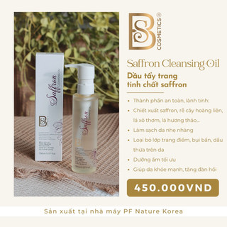 Dầu tẩy trang chiết xuất Saffron BSCosmetics 150ml