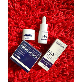 Combo kem nấm sữa và serum ha princess