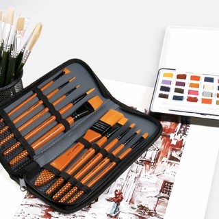 Bộ 10 cọ vẽ màu nước, acrylic , sơn dầu cao cấp thương hiệu Giorgione