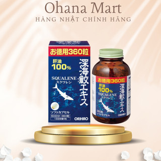 Viên uống sụn vi cá mập Orihiro Squalene Nhật Bản 360 + 30 viên