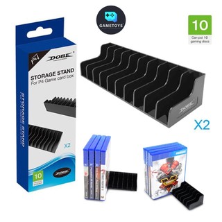 Combo 2 kệ đựng băng game dạng đứng xịn sò (DOBE) cho máy chơi game PS4 Fat / PS4 Slim / PS4 Pro