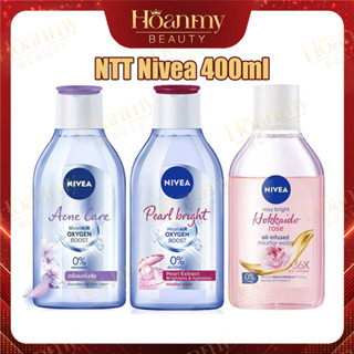 Nước Tẩy Trang Hỗ Trợ Sáng Da & Kiểm Soát Nhờn Mụn Nivea 200ml, 400ml