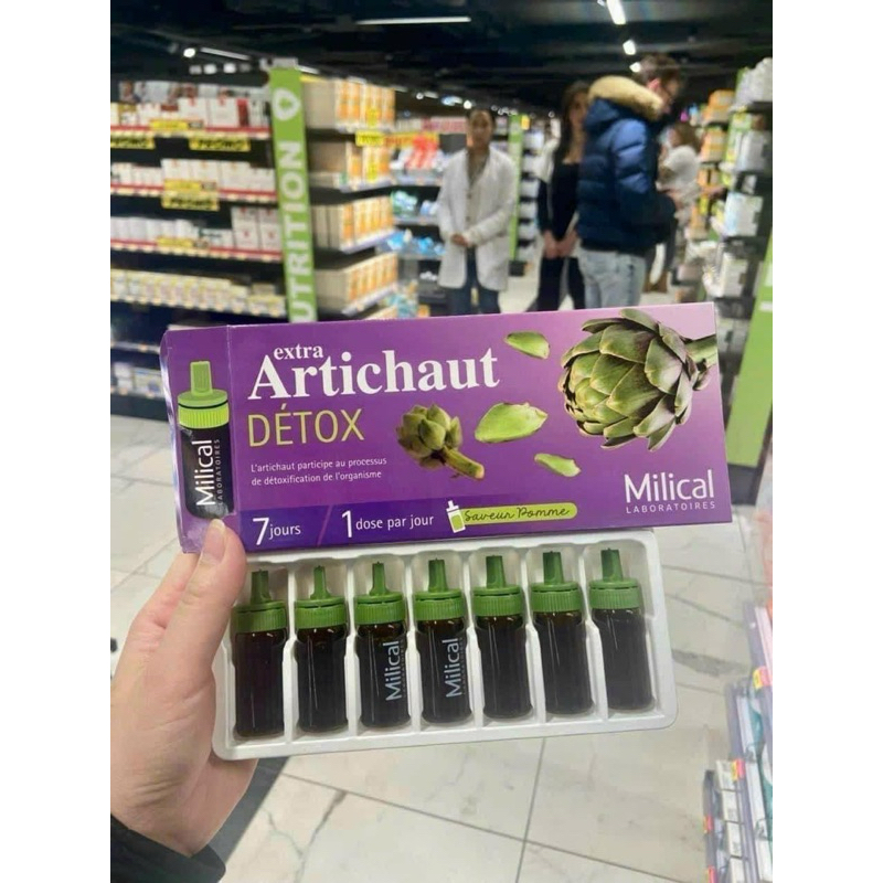 Thải độc gan 7 ngày Milical chiết xuất từ hoa Atiso
