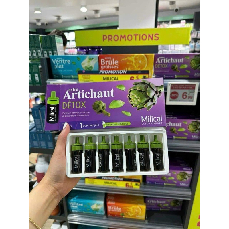 Thải độc gan 7 ngày Milical chiết xuất từ hoa Atiso
