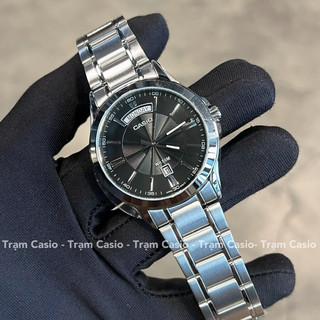Đồng hồ nam Casio MTP-1381D-1A lịch lãm MTP-1381 MTP-1381D - Kích thước vỏ: 46,6 × 39,9 × 8,9mm