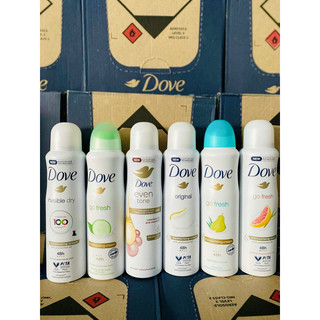 XỊT KHỬ MÙI DOVE HƯƠNG DƯA LEO MỸ 150ML