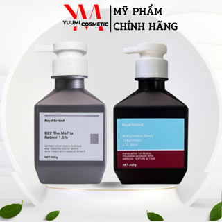 Kem ủ trắng Royal Retinol B22 The Matrix chai 200g kích trắng , dưỡng trắng Body toàn thân giảm mờ vết thâm