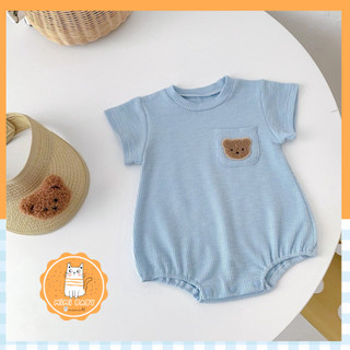 Bodysuit cho bé từ 0-12 tháng, đồ mặc đi chơi cho bé Mimibaby, vải tăm mịn màng thoát mồ hôi MIMI42