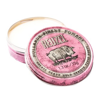 Sáp giữ nếp cứng độ bóng vừa Reuzel Pink Heavy Grease 35gr