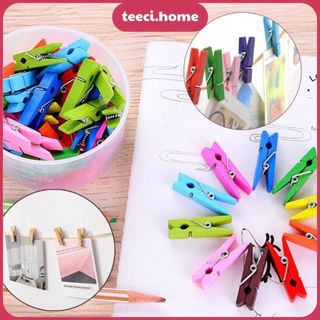 Bán Sỉ Set 2 Kẹp Gỗ Treo Ảnh Trang Trí Nhiều Màu Giữ Giấy Ghi Chú Tài Liệu Đánh Dấu Sách Đồ Dùng Văn Phòng U284