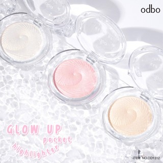 Phấn Bắt Sáng Nhũ Odbo Soft Tint / Glow Up Pocket Highlighter Thái Lan