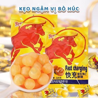 Kẹo Ngậm Vị Bò Húc Tăng Lực Fast Charging 320g