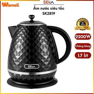 Ấm siêu tốc Seka SK2819, dung tích 1,7L, công suất 2200W, thiết kế siêu đẹp, bảo hành chính hãng