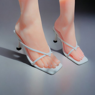 Guốc cao gót quai mảnh cao 7p - V2