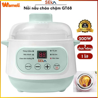 Nồi nấu cháo chậm cho bé ăn dặm SEKA GT68, GT69 - nồi hầm cháo, kho cá chậm, hầm cách thủy