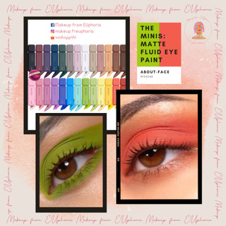 Phấn mắt dạng lỏng about-face the minis: matte fluid eye paint