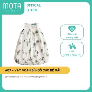 Váy voan tơ lót lụa cao cấp dáng bí ngô cho bé gái đủ size từ 15-32kg