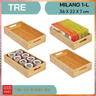 Khay tre đựng đồ phục vụ đa năng