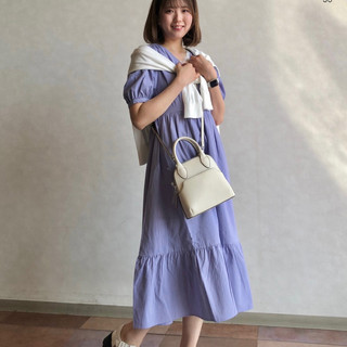 Váy đầm maxi cổ chữ V (cổ tim) tay ngắn xếp ly - GU thời trang trẻ trung phong cách sành điệu