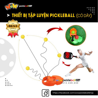 ✅ Phụ kiện Pickleball - Thiết bị tập luyện Pickleball (Pickleball Trainer) có dây, tự tập luyện