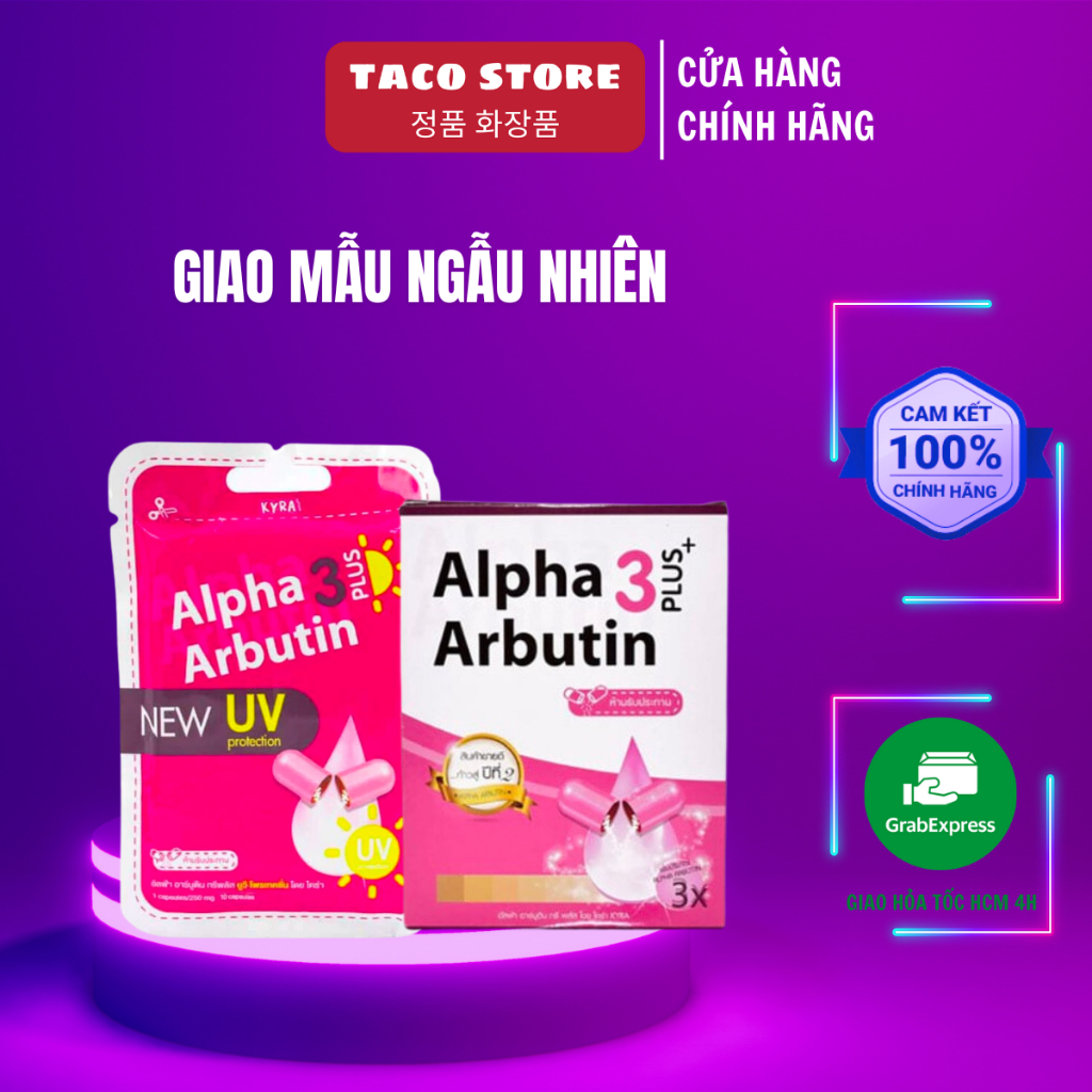 Viên Trắng Da Alpha ArButin Thái Lan