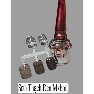 Sơn gel màu thạch đen xám mxbon chai 15ml