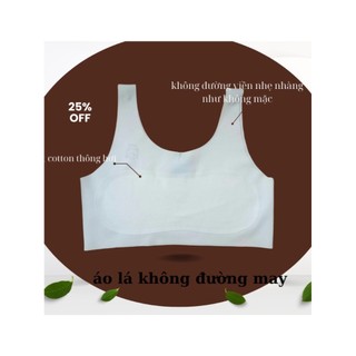 ÁO BRA  ÁO LÁ HỌC SINH MỀM MỊN CÓ ĐỆM MONG MẶT MÁT 24 GIỜ CHẤT THUN TĂM