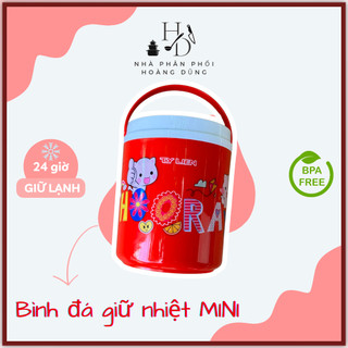 Bình nước đá giữ nhiệt mini Tý Liên 1.2L
