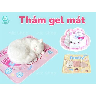 Đệm thảm mát (Đệm gel giữ mát) cho thú cưng được chọn màu-Đệm gel lạnh
