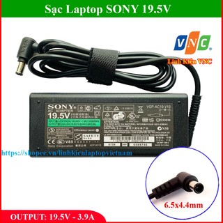 [Siêu Rẻ] Sạc Laptop Sony 19.5V - 3.9A  Adapter Sony Vaio NEW 100%