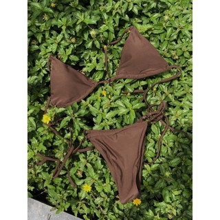 Bikini tam giác 2 mảnh đơn giản_ triangle basic tanning bikini