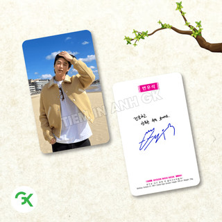 Lomo card byeon woo seok - lovely runner size 9x5.5