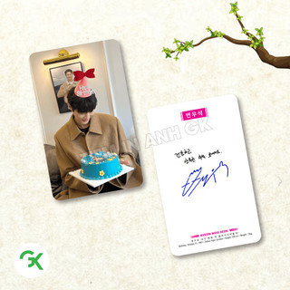Photocard BYEON WOO SEOK (P3) - Seonjae - Sơn Sĩ - Size 5.5x9cm