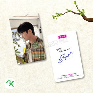 Photocard BYEON WOO SEOK (P3) - Seonjae - Sơn Sĩ - Size 5.5x9cm