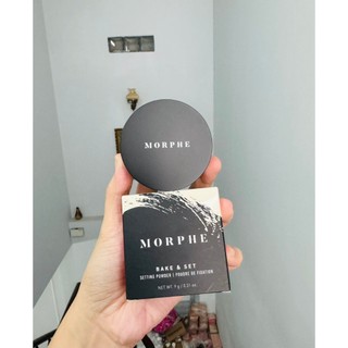 Phấn phủ bột morphe bake & set setting powder