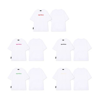 ÁO THUN UNISEX TAY LỠ RAGE OF THE SEA (ROTS STUDIO) BASIC IN SS2- MÀU TRẮNG