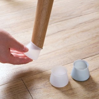 Combo 4 Miếng Bọc Chân Bàn Ghế Silicon Hình Tròn. miếng lót silicon bọc chân bàn ghế chống va đập