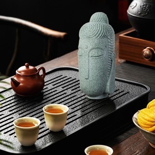 Tượng Đầu Phật Chất Liệu Đá Sa Thạch, Tượng Deco, trang trí, trưng bày