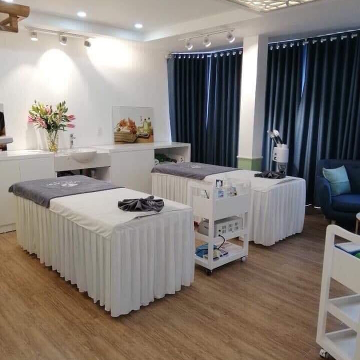 Ga thun giường spa, ga phủ giường spa vải thun dày loại 1