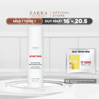 Tinh chất Retinol Zakka Naturals dành cho da dầu, mụn - Acnetinol 30ml