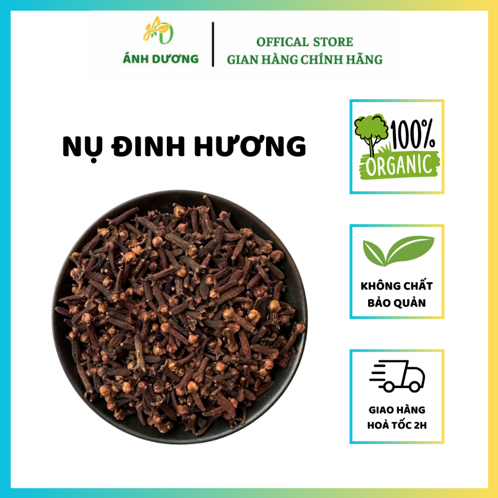 250GR Nụ Đinh Hương (Khô, Thơm) Gia Vị Cho Các Món Ăn, Tăng Hương Vị