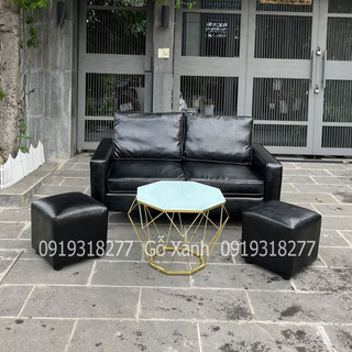 Bộ sofa mini ngắn 1m4 đệm tháo rời được - sofa mini nhỏ xinh