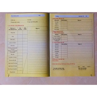 Sách - Học bạ tiểu học (theo thông tư 27) (KP)