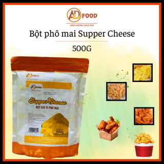 Bột gia vị phô mai Supper Cheese 500g màu vàng