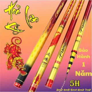 [BH 1 Năm 1 Lóng] Cần Câu Tay Hoả Kỳ Lân 5H Tặng Ngọn Phụ CT60 - Sanami Fishing