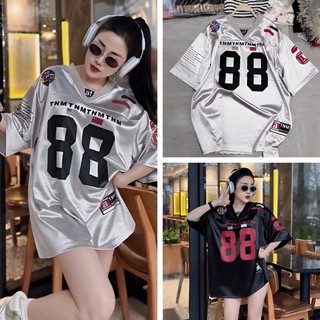 Áo Thun AM 88 BÓNG CHIẾU Nữ Form Rộng In Nhiều Họa Tiết Freesize