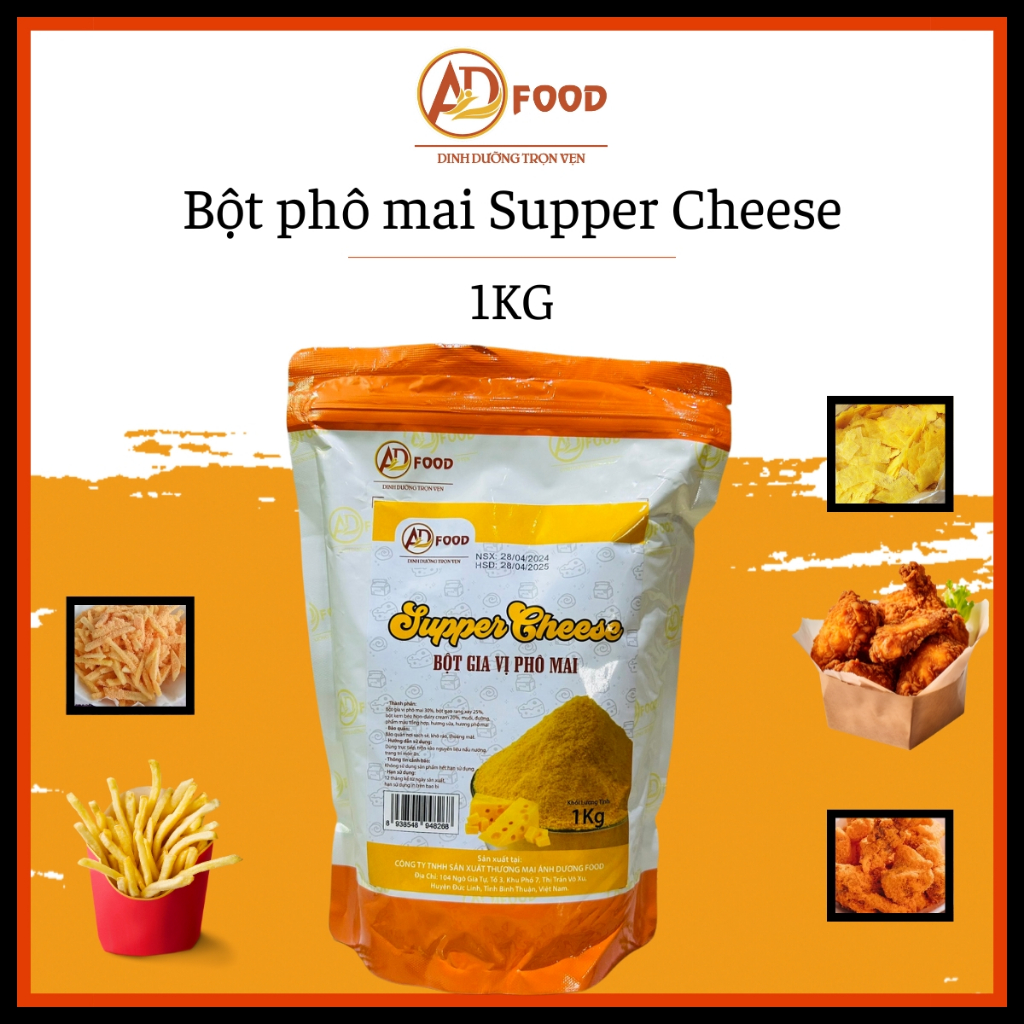 Bột gia vị phô mai Supper Cheese 1KG
