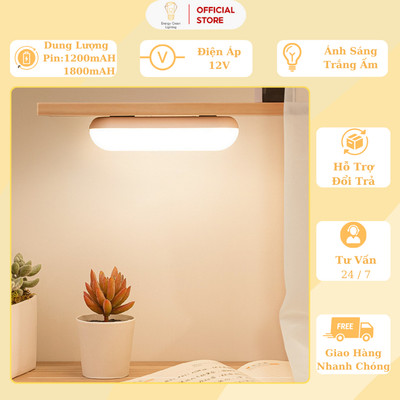 Đèn Led Dán Tường - Dán Tủ Energy Green Lighting Đèn Đọc Sách Học Bài Làm Việc WH-B10 - Ánh Sáng Bảo Vệ Mắt - BH 1 Năm